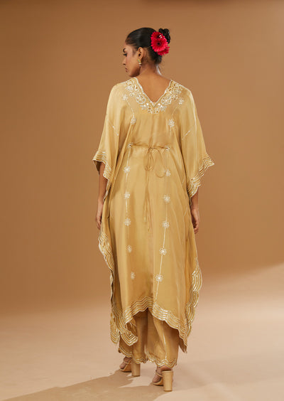 Fusion Hand Embroidered Kaftan Set