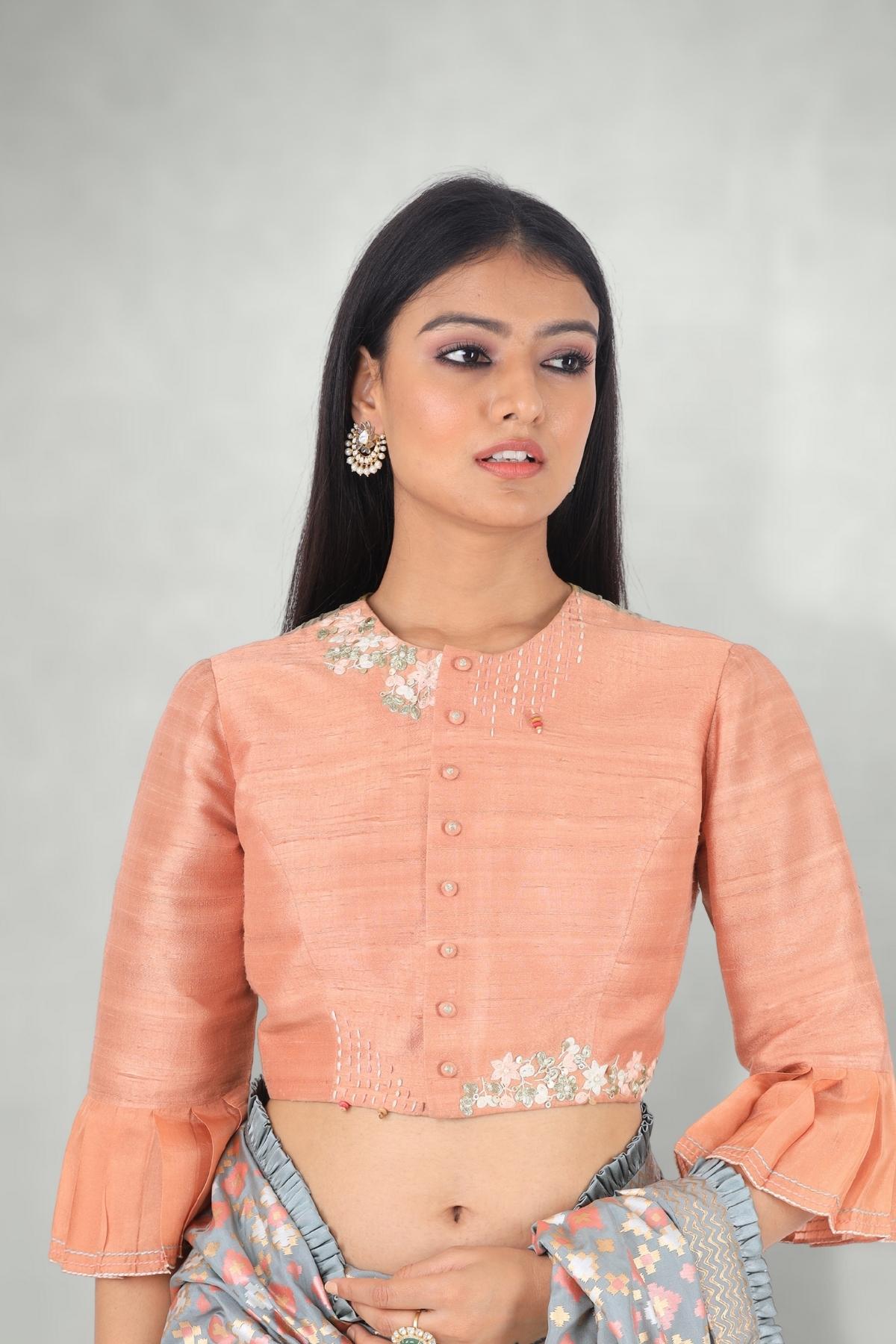 Peach Blouse Only